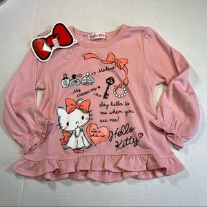 2T-3T Hello Kitty NWT pink long sleeve shirt